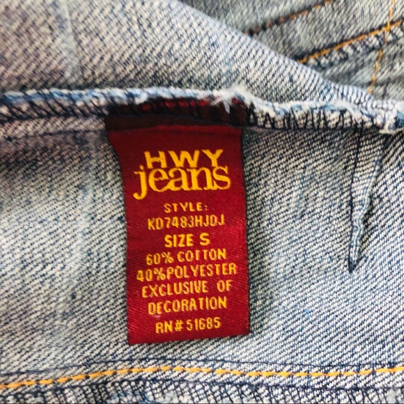 Hwy Jeans Brand Women’s Size S Blue Denim Vest - Picture 6 of 8